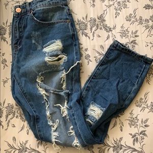 Forever 21 ripped jeans